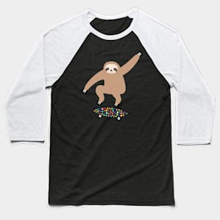 Sloth Gravity Baseball T-Shirt